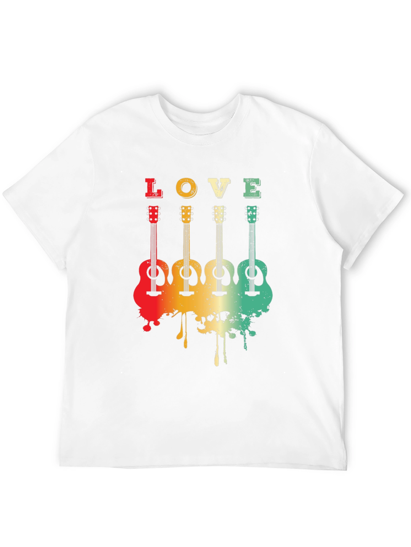 Love Guitar Tee - Retro Music Lover T-Shirt