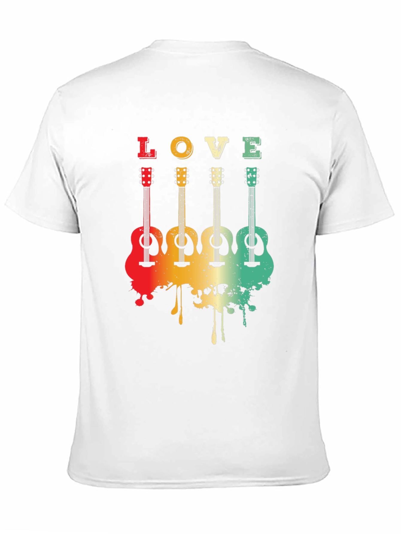 Love Guitar Tee - Retro Music Lover T-Shirt