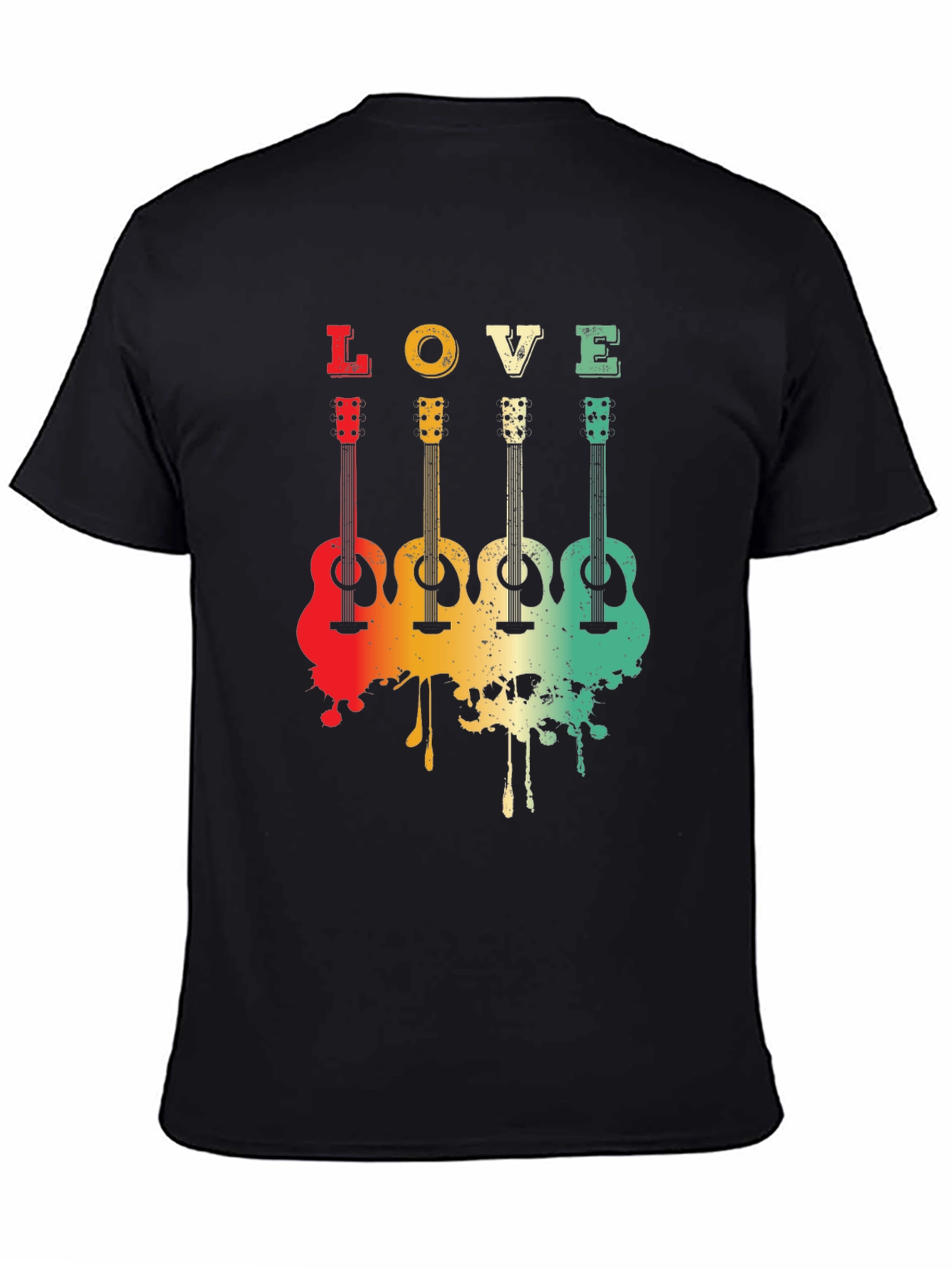 Love Guitar Tee - Retro Music Lover T-Shirt