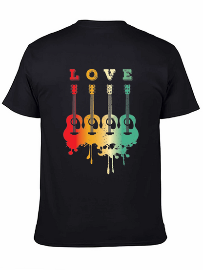 Love Guitar Tee - Retro Music Lover T-Shirt