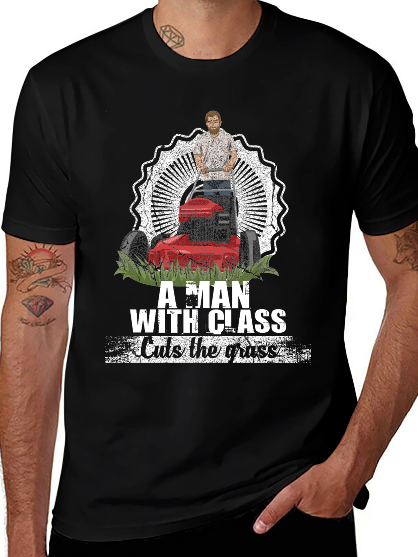 Classy Lawn Mower Tee