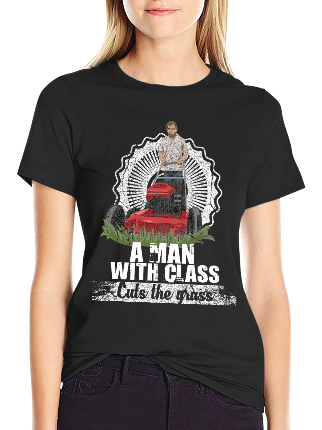 Classy Lawn Mower Tee