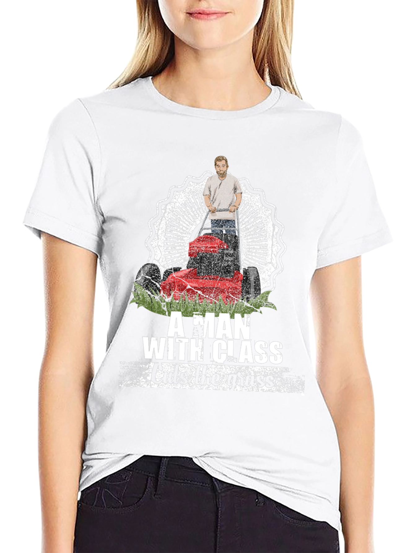 Classy Lawn Mower Tee