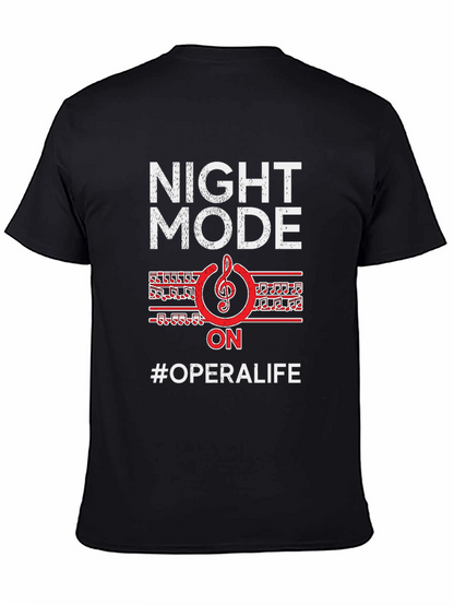 Night Mode On #OperaLife Graphic T-Shirt