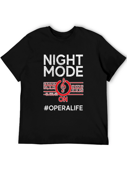 Night Mode On #OperaLife Graphic T-Shirt