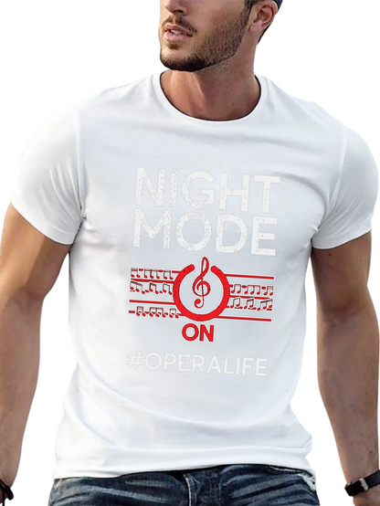 Night Mode On #OperaLife Graphic T-Shirt