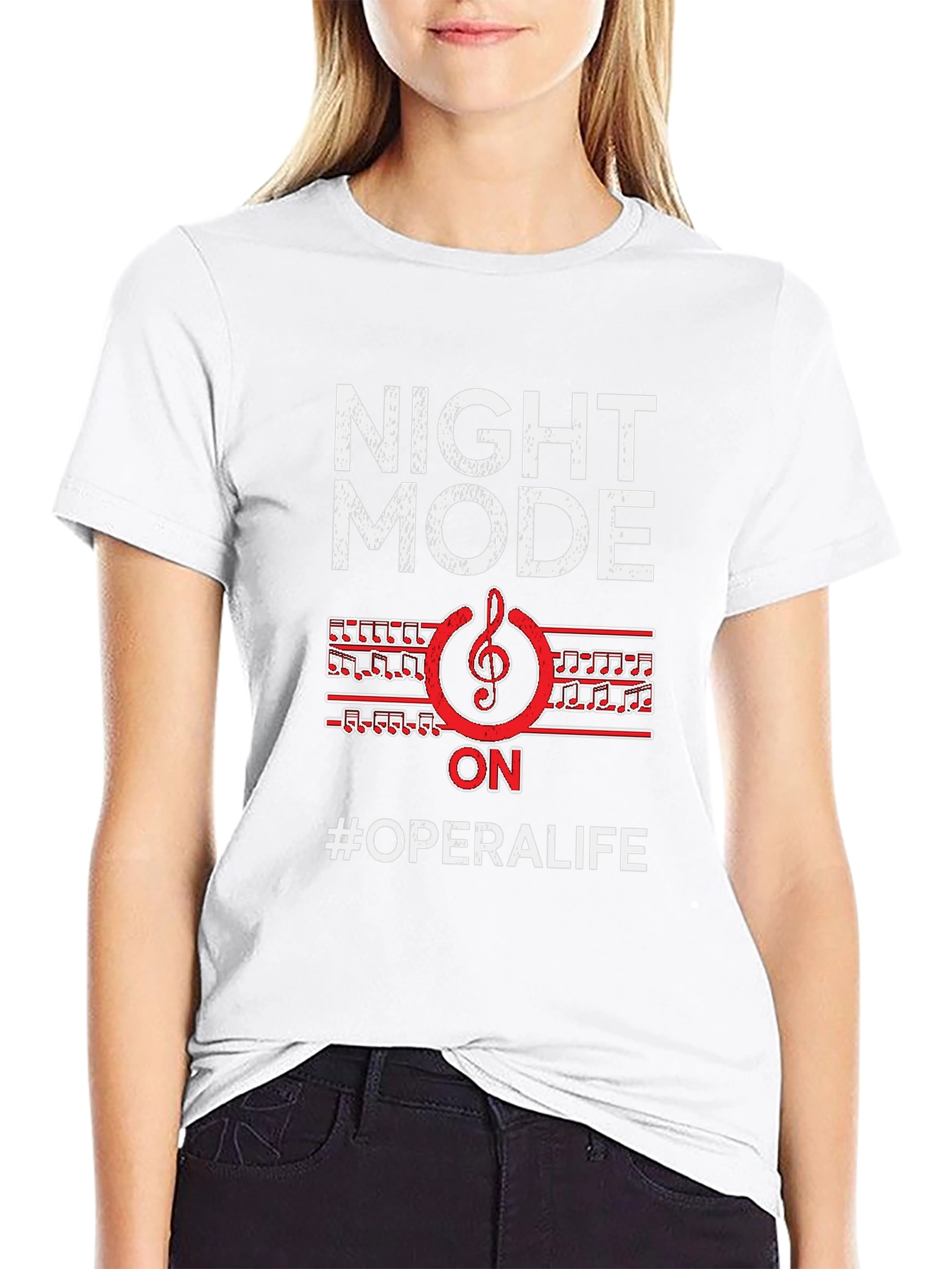 Night Mode On #OperaLife Graphic T-Shirt