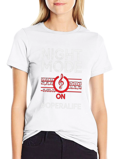 Night Mode On #OperaLife Graphic T-Shirt
