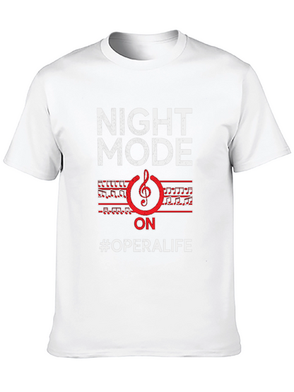 Night Mode On #OperaLife Graphic T-Shirt