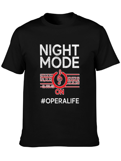 Night Mode On #OperaLife Graphic T-Shirt