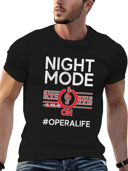 Night Mode On #OperaLife Graphic T-Shirt