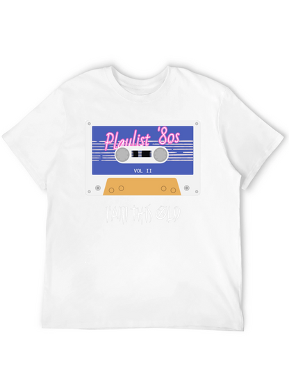 Playlist 80s Retro Cassette T-Shirt
