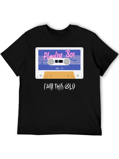 Playlist 80s Retro Cassette T-Shirt