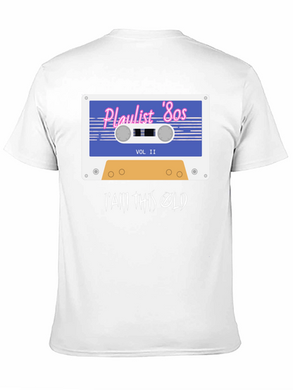 Playlist 80s Retro Cassette T-Shirt