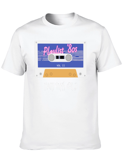 Playlist 80s Retro Cassette T-Shirt