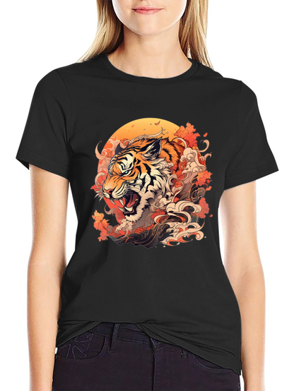 Tiger Graphic Tee - Fierce Style