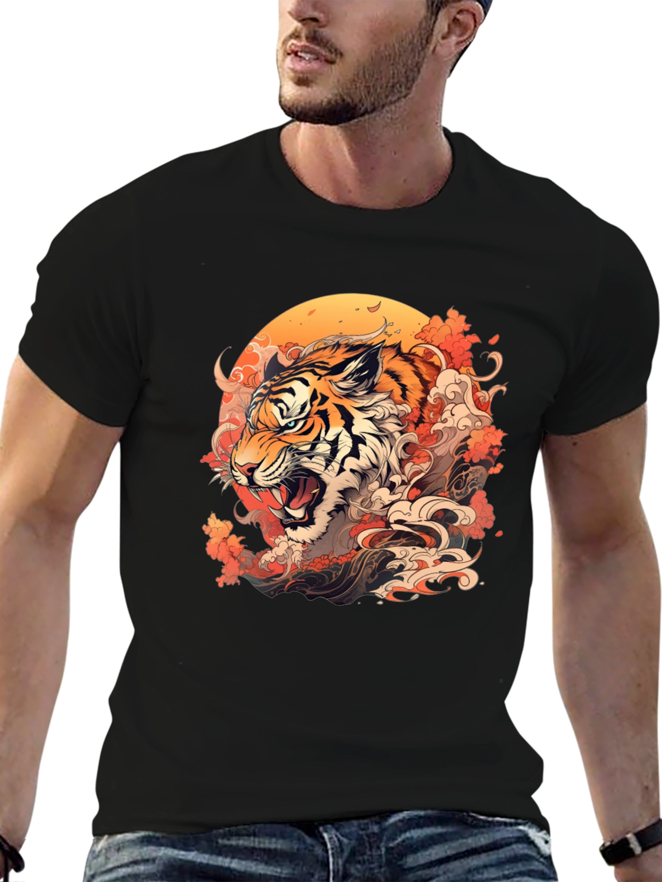 Tiger Graphic Tee - Fierce Style