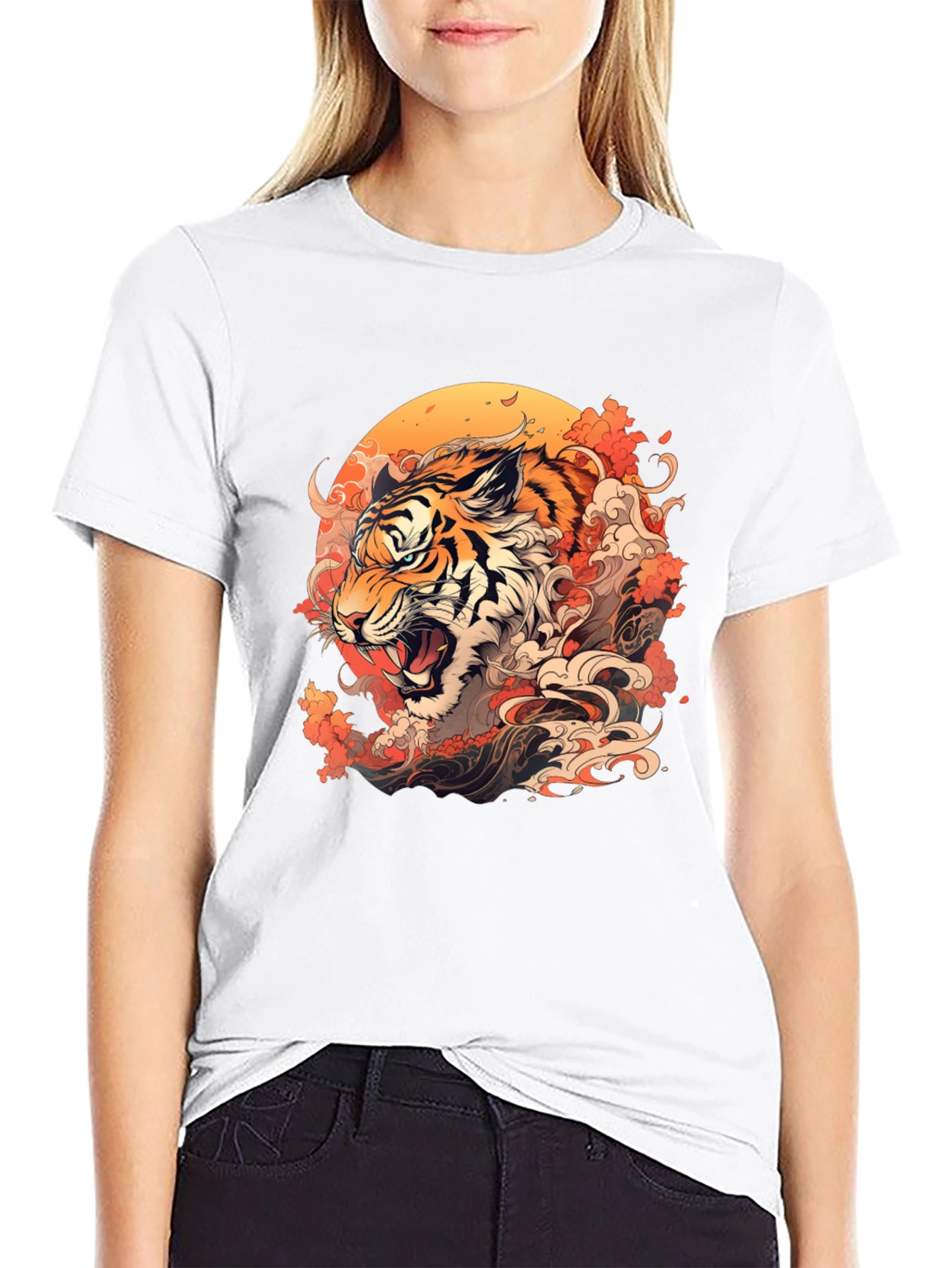 Tiger Graphic Tee - Fierce Style