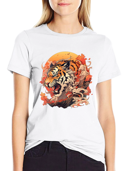Tiger Graphic Tee - Fierce Style