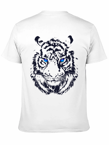 Black Tiger Graphic Tee - Bold Eye-Catching Design