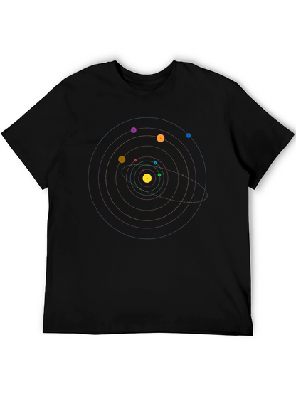 Solar System Graphic Tee - Space Exploration Shirt
