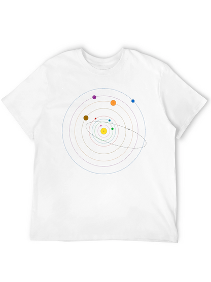 Solar System Graphic Tee - Space Exploration Shirt