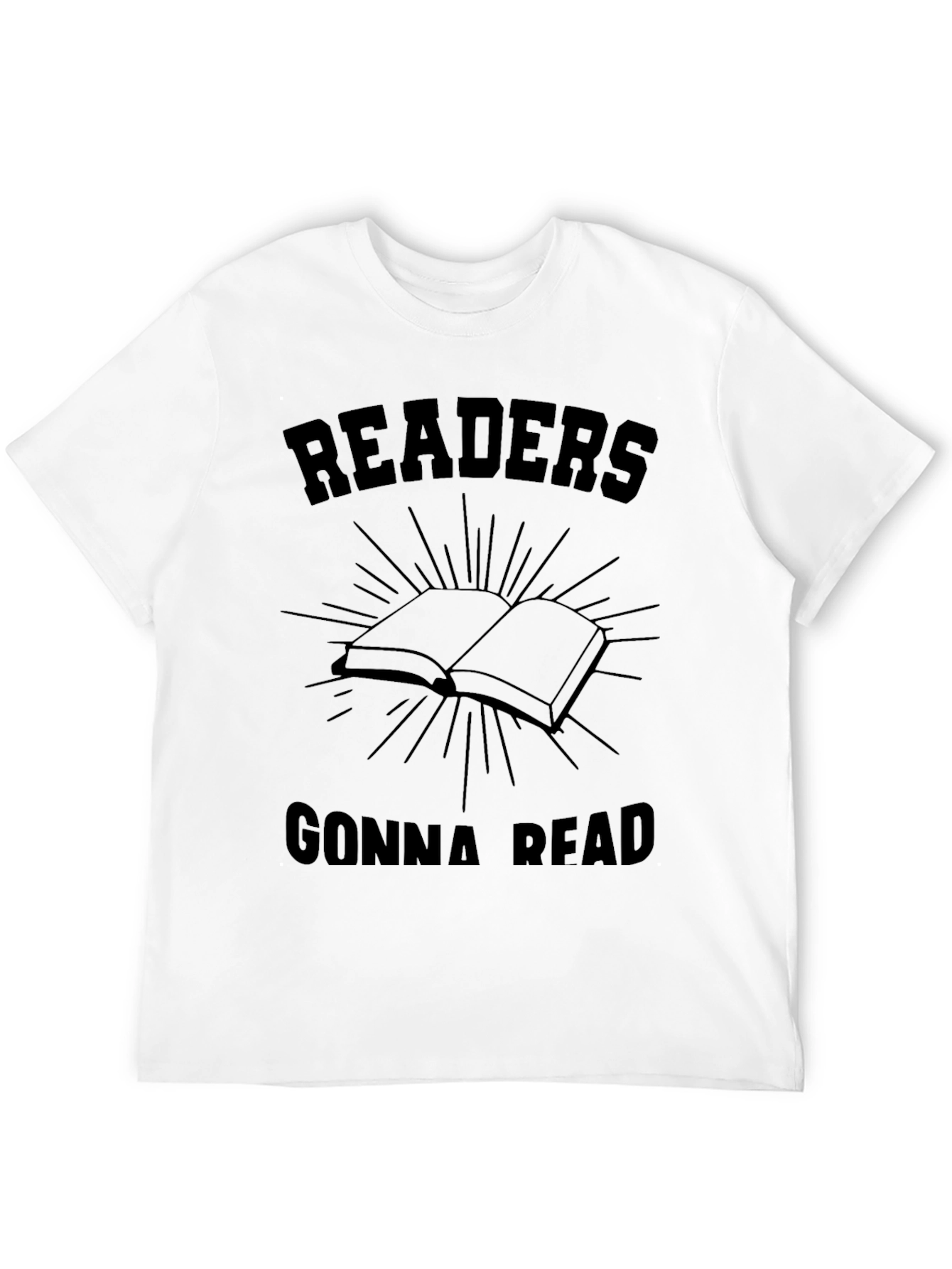 Readers Gonna Read Black Graphic Tee