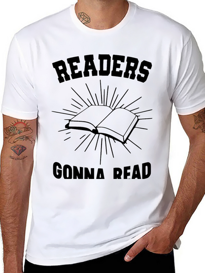 Readers Gonna Read Black Graphic Tee