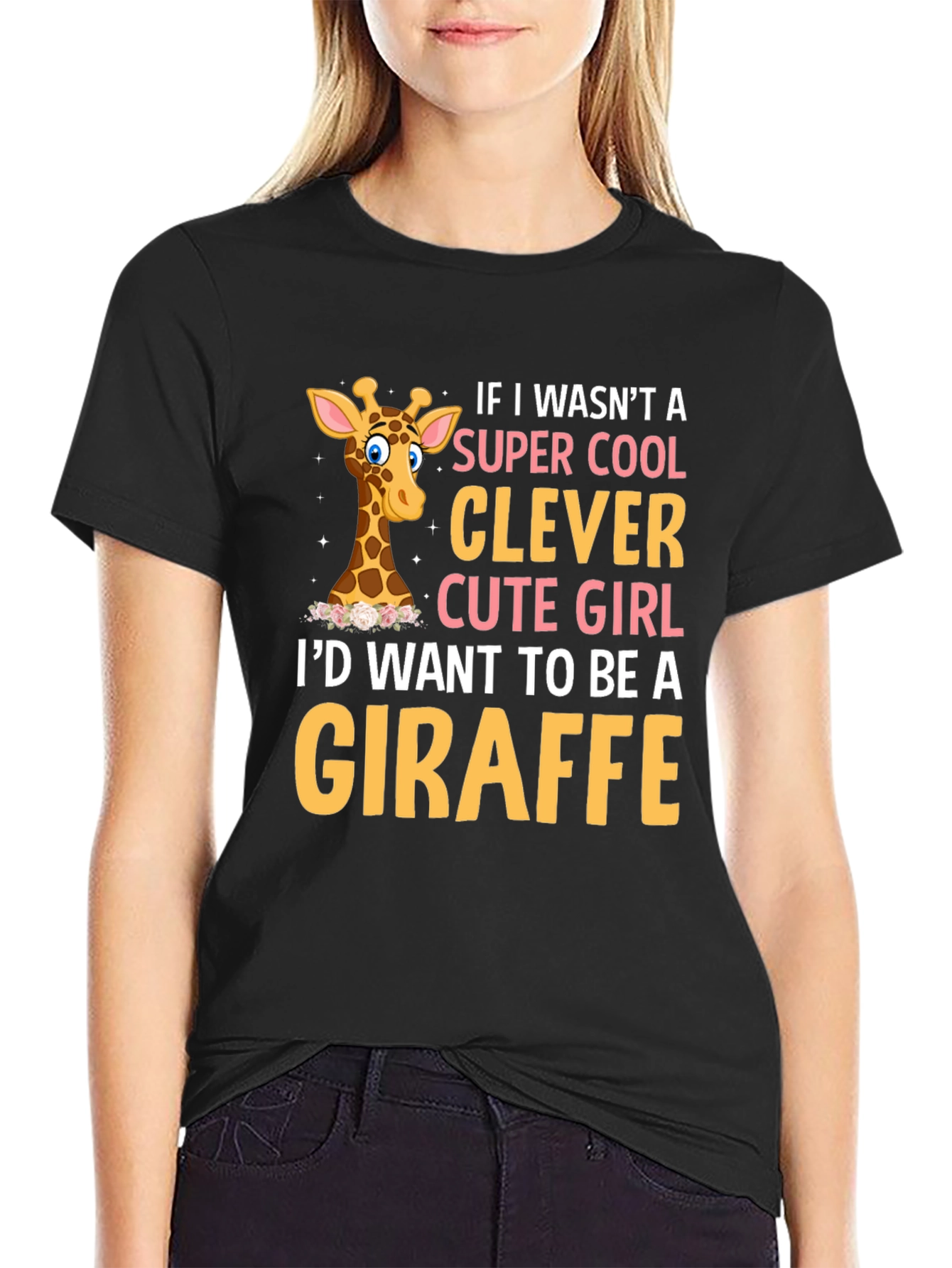Clever Giraffe Girls T-Shirt