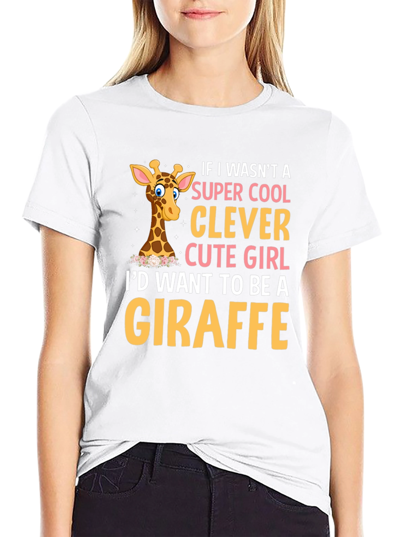 Clever Giraffe Girls T-Shirt