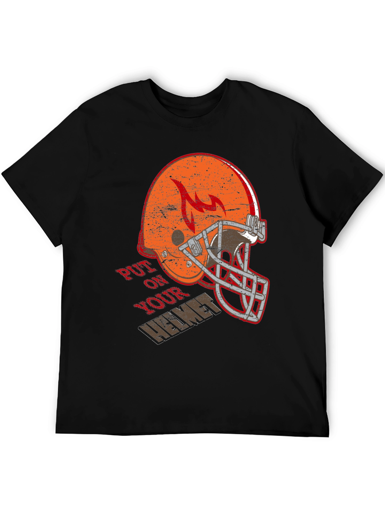 Put On Your Helmet Graphic T-Shirt