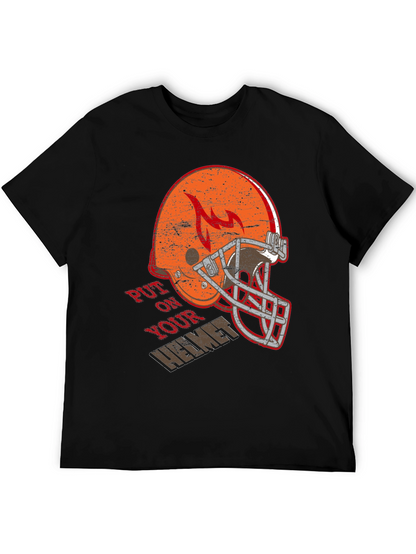 Put On Your Helmet Graphic T-Shirt