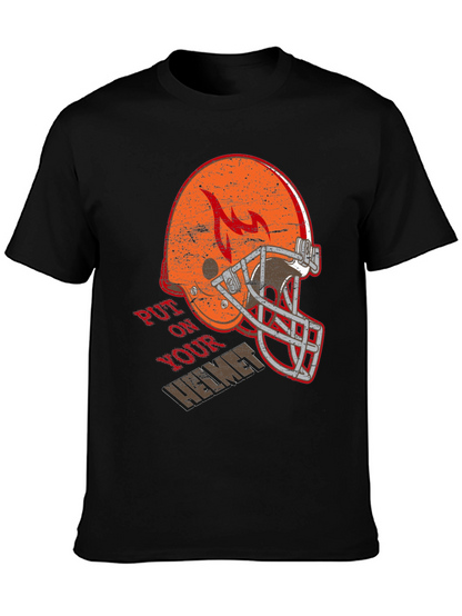 Put On Your Helmet Graphic T-Shirt
