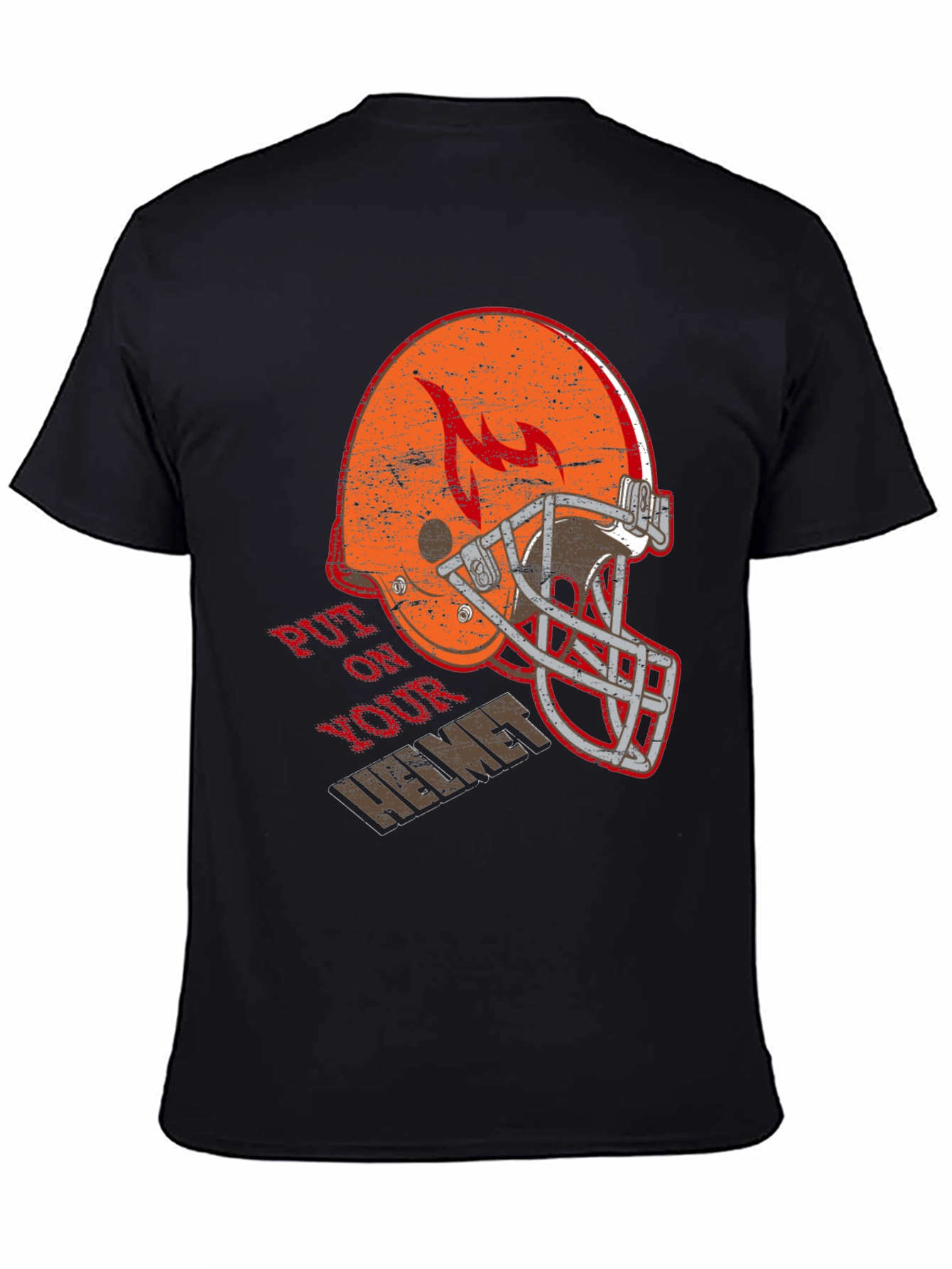 Put On Your Helmet Graphic T-Shirt