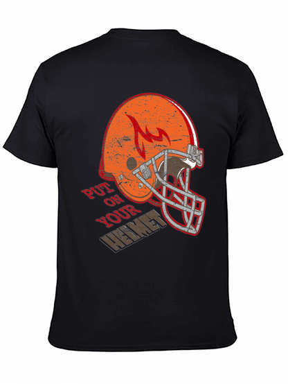 Put On Your Helmet Graphic T-Shirt