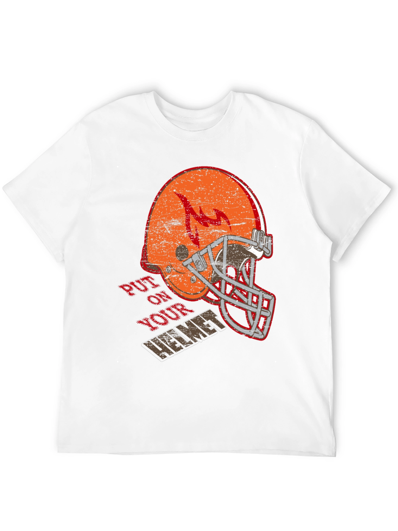 Put On Your Helmet Graphic T-Shirt