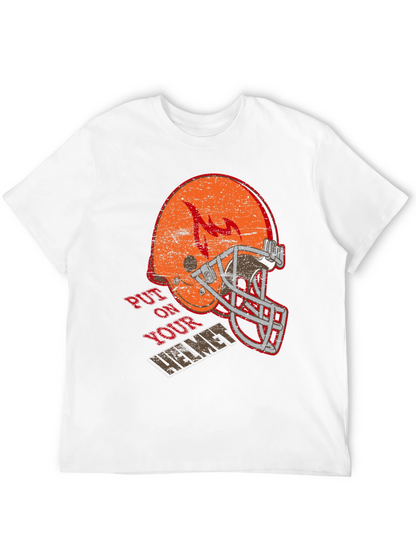 Put On Your Helmet Graphic T-Shirt