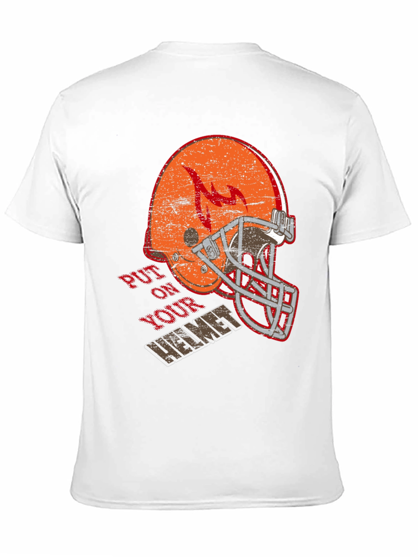 Put On Your Helmet Graphic T-Shirt