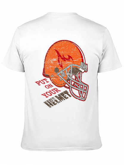 Put On Your Helmet Graphic T-Shirt