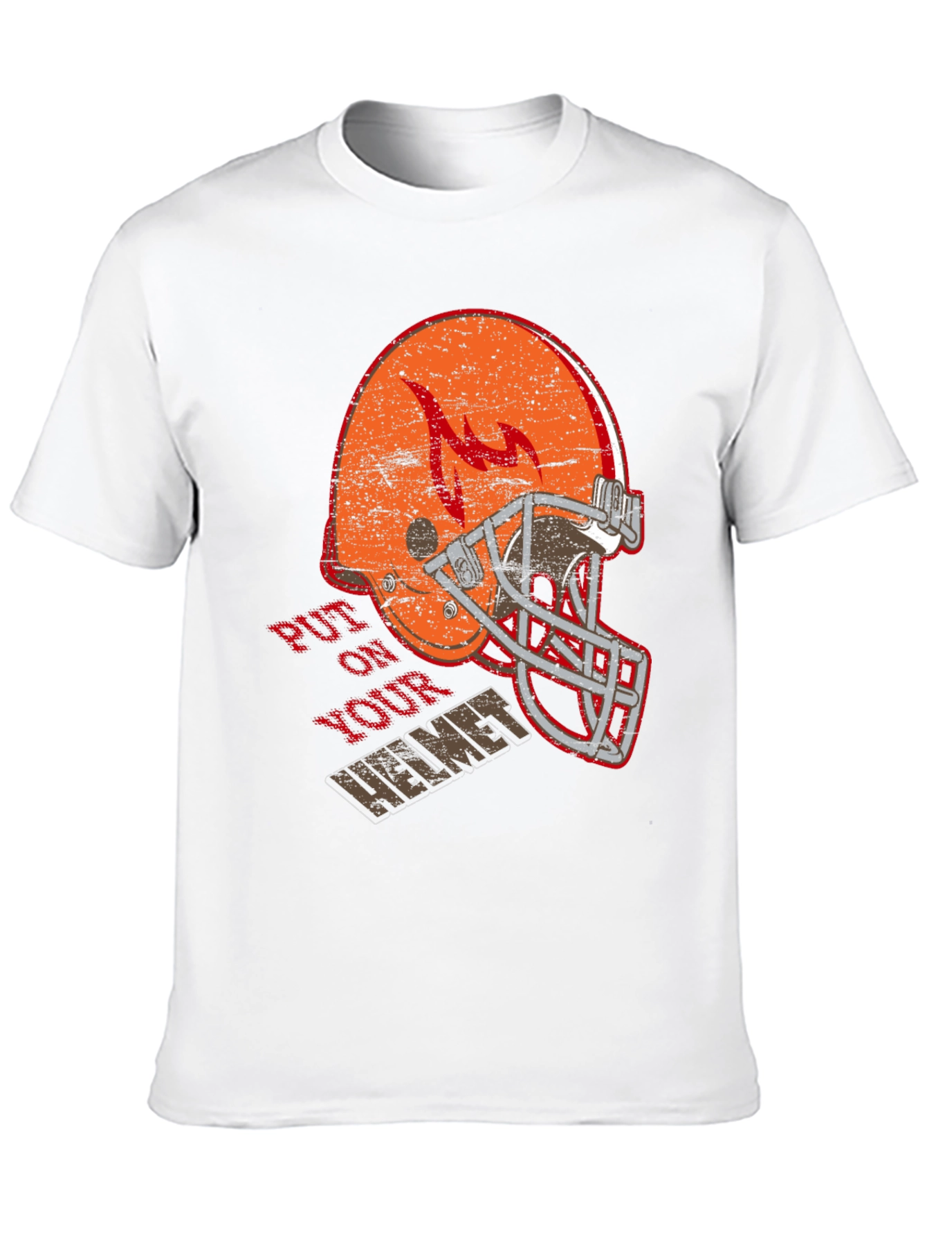 Put On Your Helmet Graphic T-Shirt