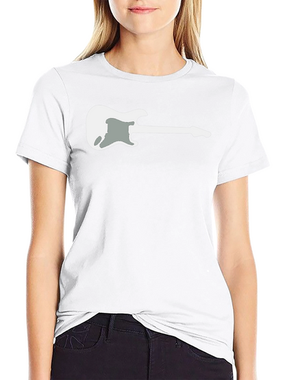 Guitar Graphic Tee - Black Casual Comfort