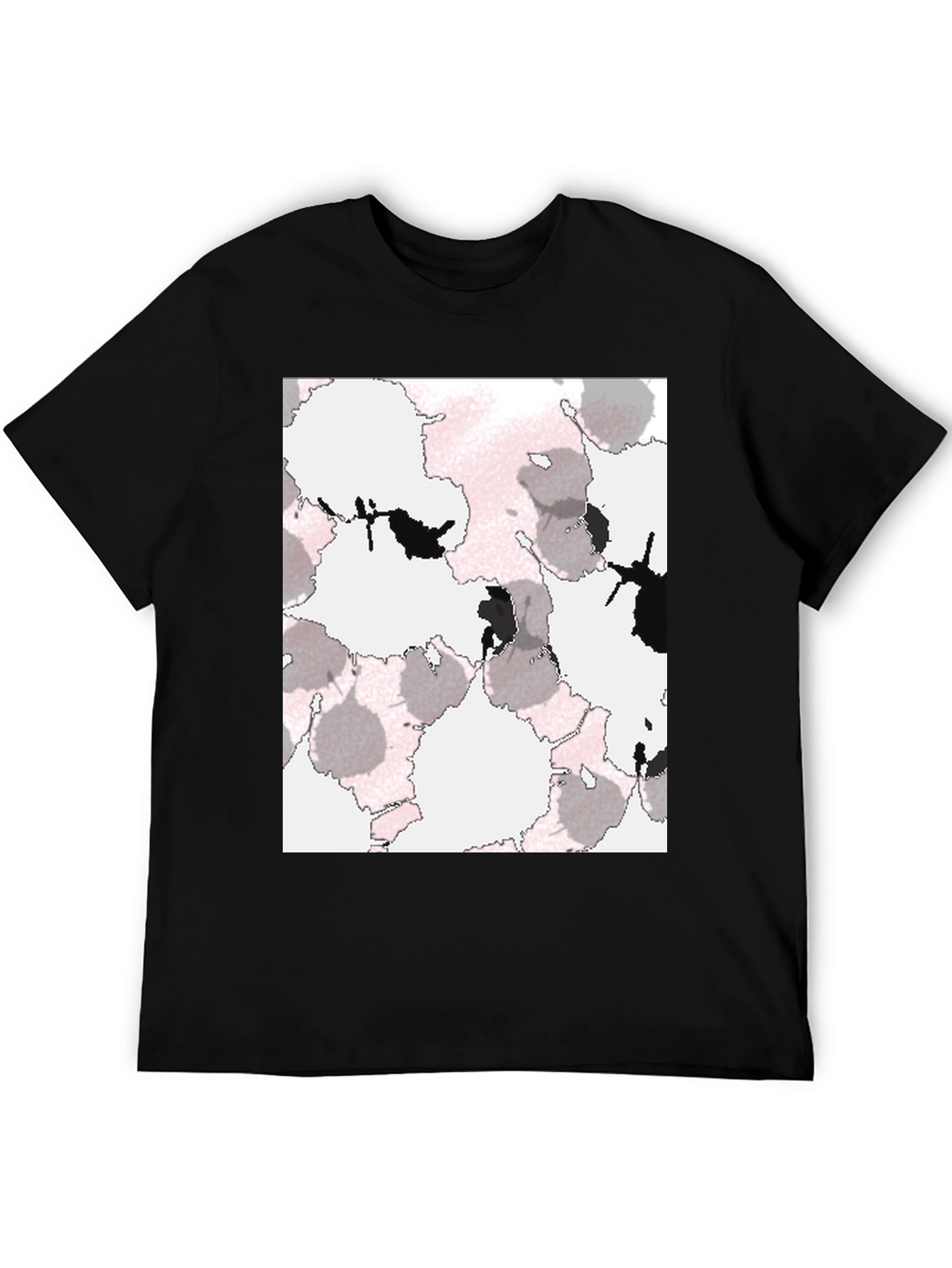 Abstract Print T-Shirt - Modern Casual Wear