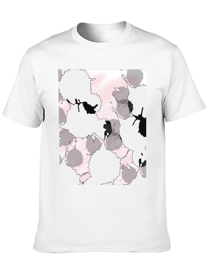 Abstract Print T-Shirt - Modern Casual Wear