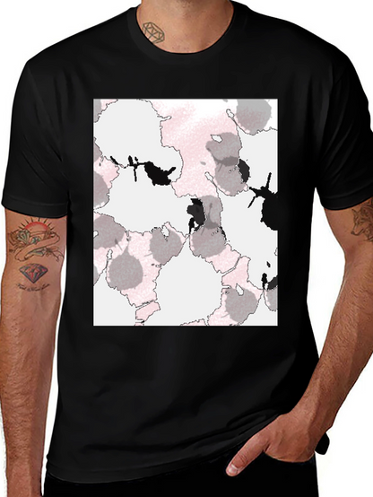 Abstract Print T-Shirt - Modern Casual Wear