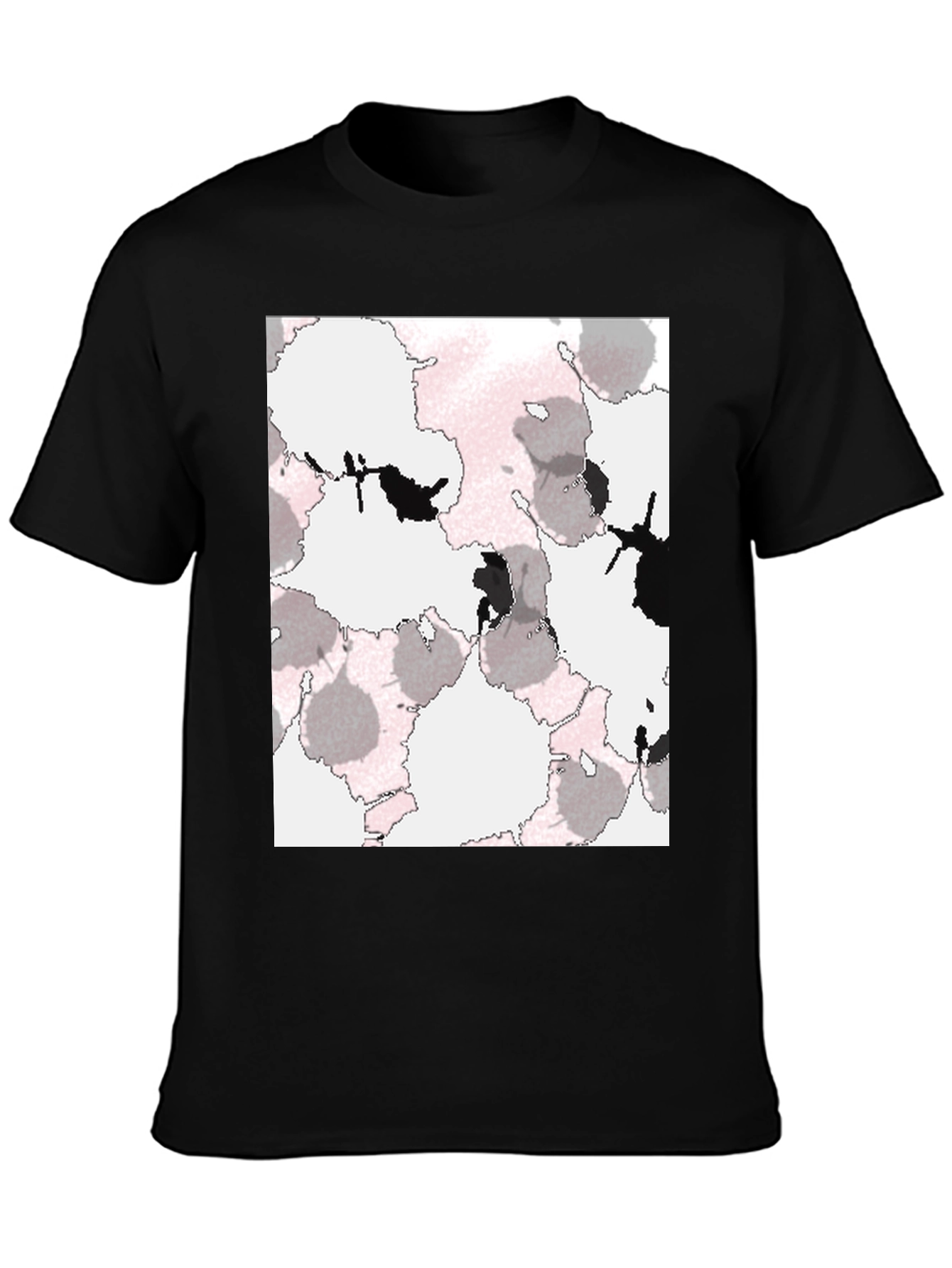 Abstract Print T-Shirt - Modern Casual Wear