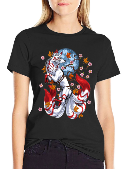 Nine-Tailed Fox Graphic Tee