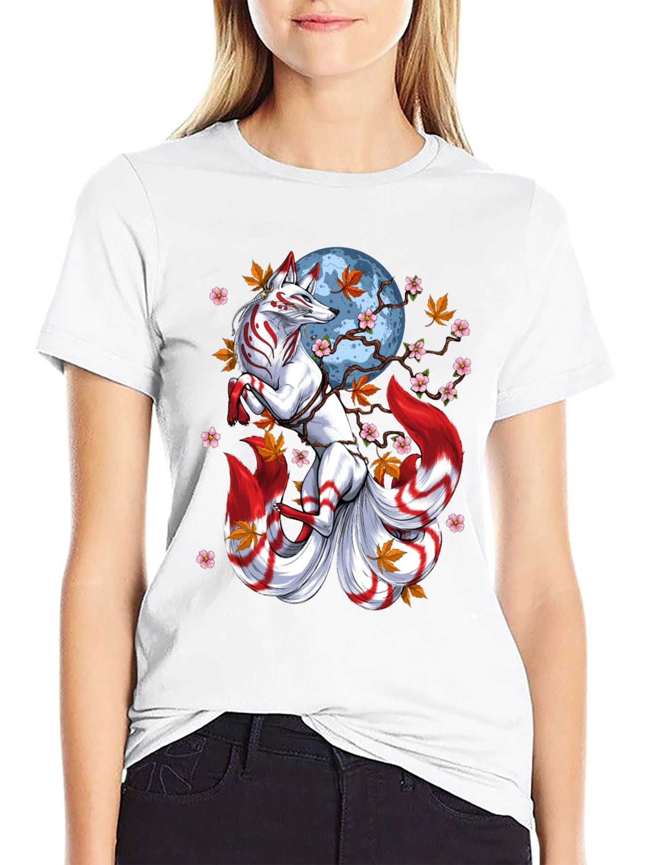 Nine-Tailed Fox Graphic Tee