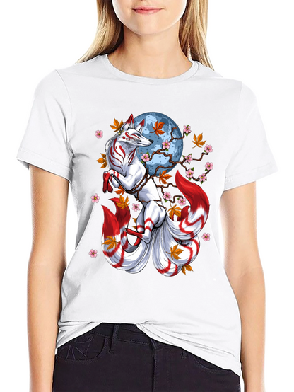 Nine-Tailed Fox Graphic Tee