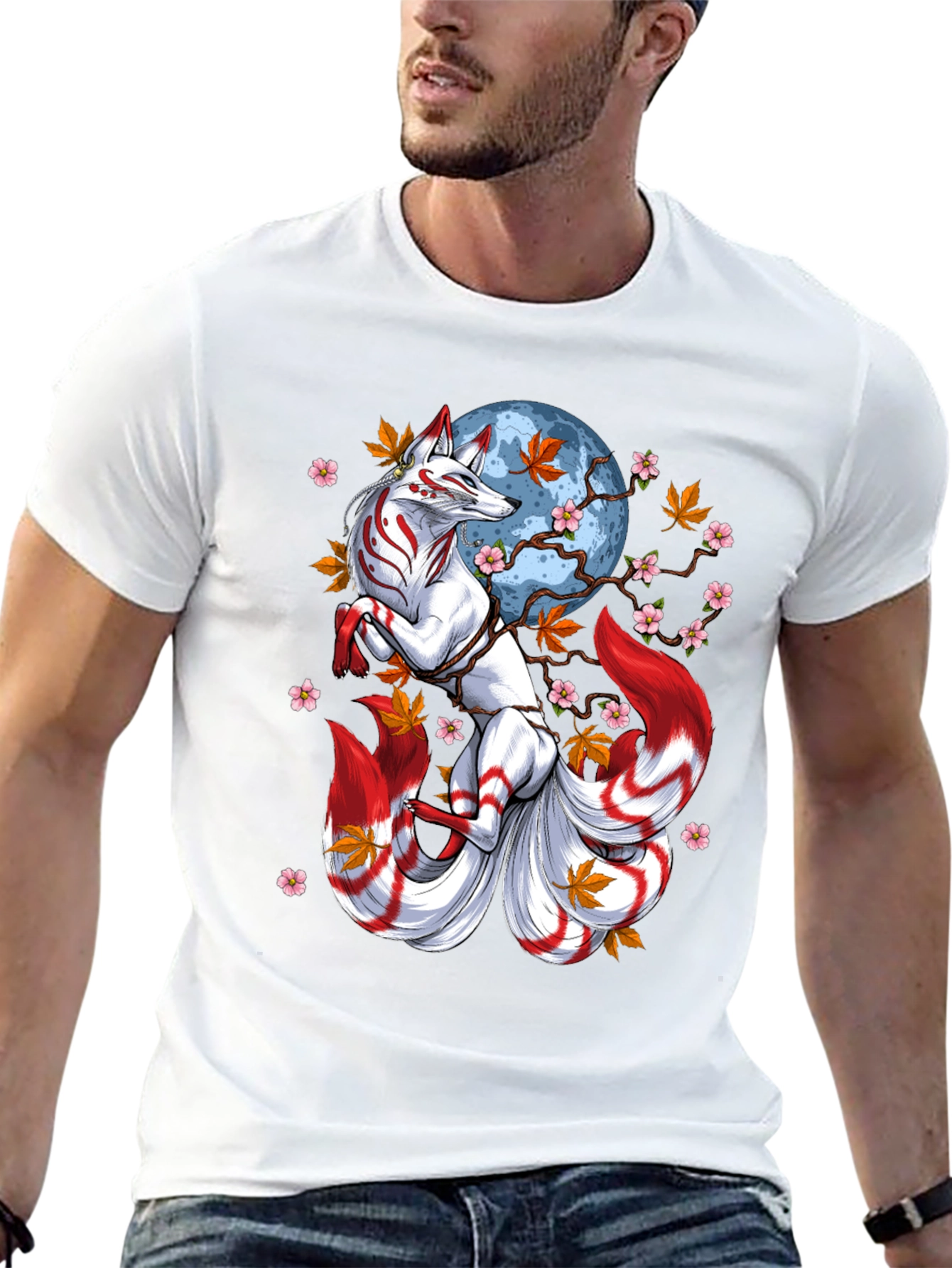 Nine-Tailed Fox Graphic Tee