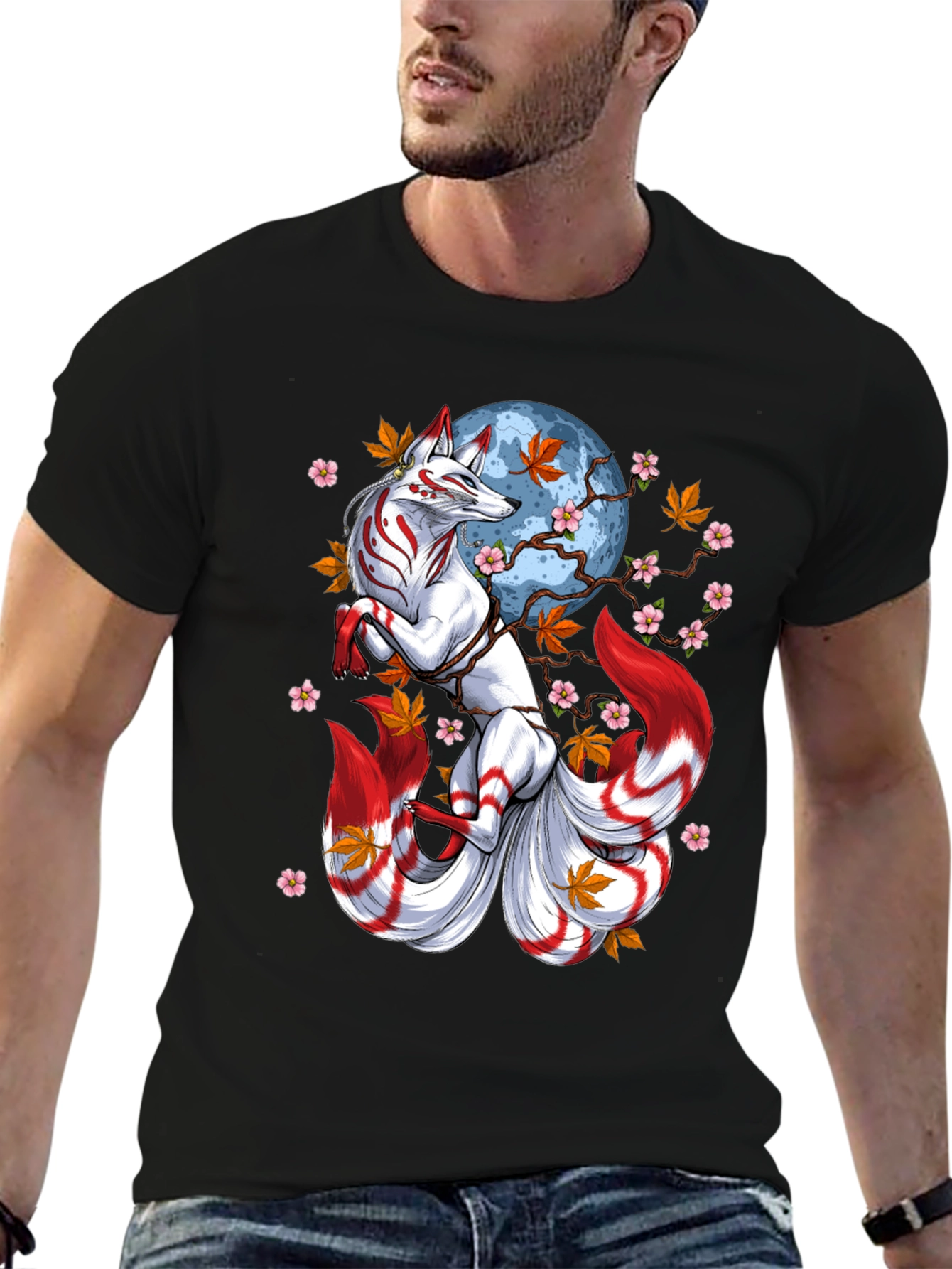 Nine-Tailed Fox Graphic Tee